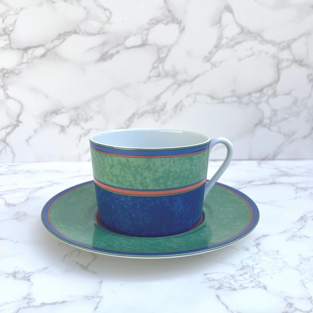 Vintage Laure Japy Paris Labbia, Limoges France, Breakfast Cup & Saucer Set RARE